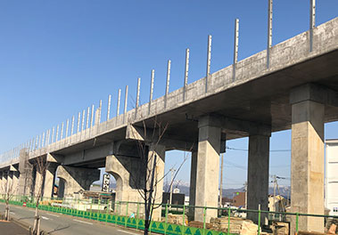 北陸新幹線・福井高柳高架橋